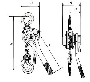 Тали ручные рычажные: LEMA LMT-1509L Тали ручные рычажные: LEMA LMT-1509L