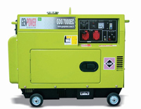 Портативная дизельная электростанция GenPower GDG 7000 E